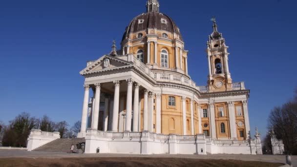 Szenische Aufnahmen Der Antiken Kathedrale Der Alten Europäischen Stadt — Stockvideo
