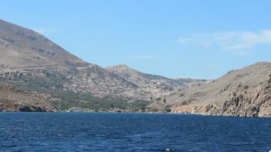 Yunanistan 'da deniz yolculuğunun sahili