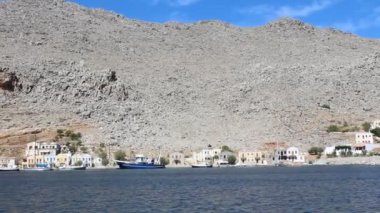 Yunanistan 'da deniz yolculuğunun sahili
