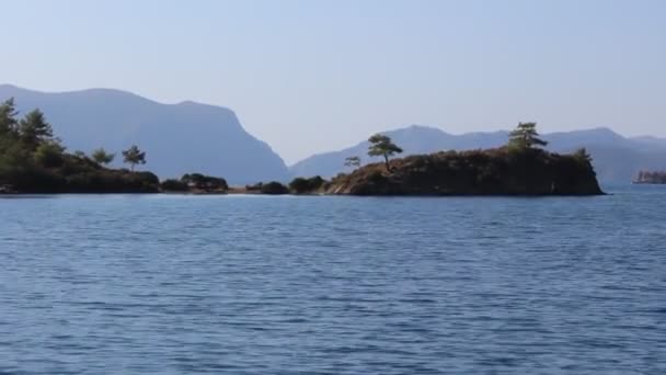 Γραφικό Υλικό Από Sailing Greece Κατά Μήκος Της Ακτής — Αρχείο Βίντεο