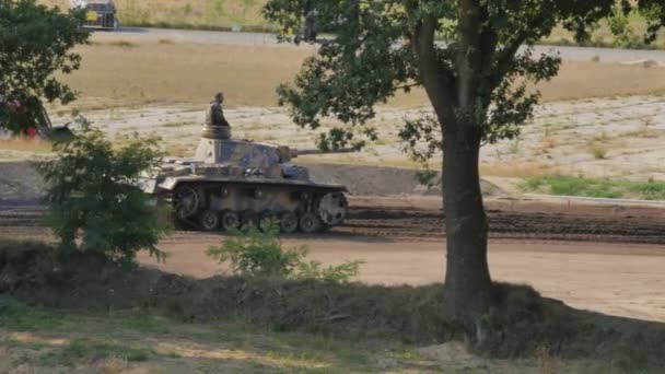 2016 Soest August Tancuri Militare Din Woi Woii Fiind Demonstrate — Videoclip de stoc