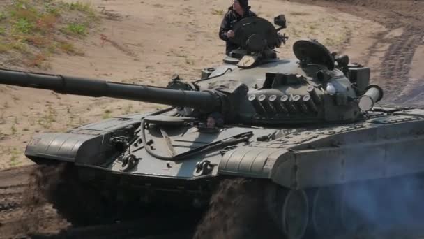 2016 Soest Agosto Tanques Militares Woi Woii Sendo Demonstrados Uma — Vídeo de Stock