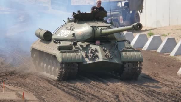 Tank Event 2016 Soest Niederlande August Panzerdemo — Stockvideo