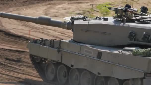 2016 Soest Srpna Vojenské Tanky Woi Woii Jsou Demonstrovány Obrovské — Stock video