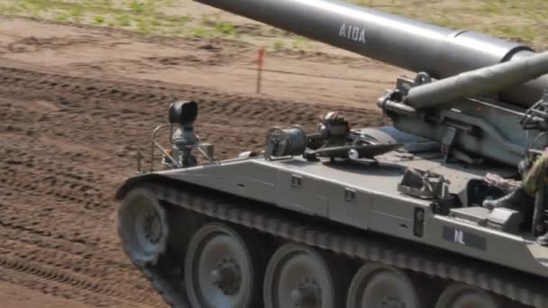 2016 Soest August Militaire Tanks Uit Woi Woii Worden Gedemonstreerd — Stockvideo