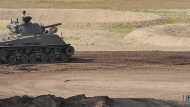 2016 Soest Agosto Tanques Militares Woi Woii Siendo Demostrados Una — Vídeo de stock