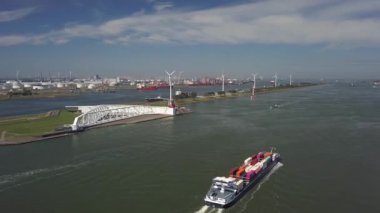Hollanda Rotterdam yakınlarındaki Maaslandkering Maesland bariyeri, Hava Kuvvetleri