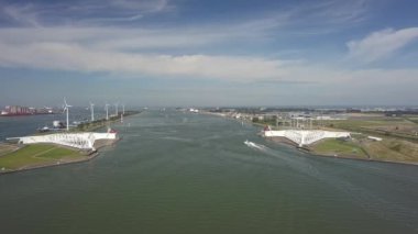 Hollanda Rotterdam yakınlarındaki Maaslandkering Maesland bariyeri, Hava Kuvvetleri