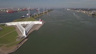 Hollanda Rotterdam yakınlarındaki Maaslandkering Maesland bariyeri, Hava Kuvvetleri