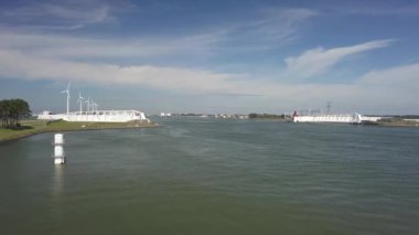 Hollanda Rotterdam yakınlarındaki Maaslandkering Maesland bariyeri, Hava Kuvvetleri