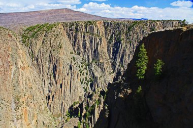 Montrose, Colorado, ABD yakınındaki Gunnison noktada Gunnison Milli Park ve rekreasyon alanının siyah Kanyon siyah gölge kopya alanı.