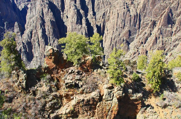 Black Canyon Van Het Gunnison National Park Recreatie Gebied Gunnison — Stockfoto