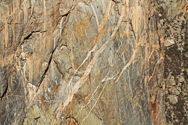 Malované Zdi Textury Black Canyon Gunnison Národního Parku Rekreační Oblasti — Stock fotografie