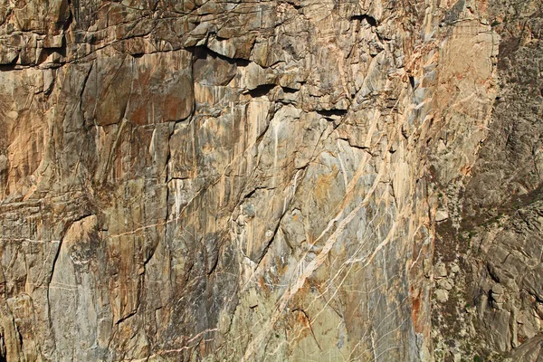 Geschilderde Muur Textuur Black Canyon Van Het Gunnison National Park — Stockfoto