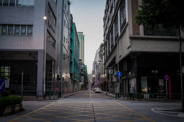 Macau View Street Morning — Stock Photo, Image