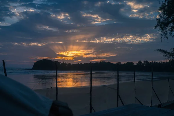 Zachód Słońca Kurorcie Koh Lanta — Zdjęcie stockowe