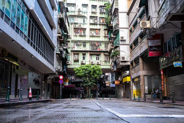 China Macao Street View Market Entrance — Stock Photo, Image