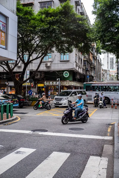 Çin Macau Trafiği Sokak Fotoğrafları — Stok fotoğraf