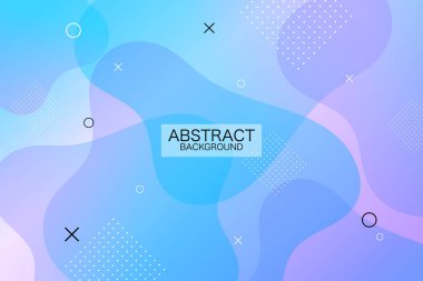 Soyut vektör çizimi gradyanı mavi ve mor renk arkaplanı. Bölüm 10