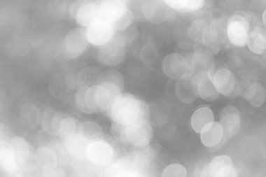 Siyah ve beyaz bokeh, arkaplan odak dışı doğal ışıktan.