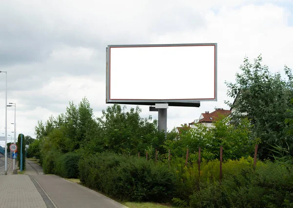 Baner Tekst Tle Ulicy Miejskiej Ścieżka Rowerowa Baner Dla Tekstu — Zdjęcie stockowe