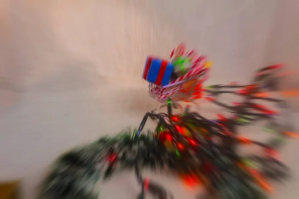 Wazig Kerst Achtergrond Voor Tekst Achtergrond Van Abstractie — Stockfoto