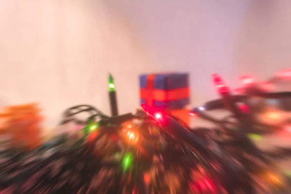 Wazig Kerst Achtergrond Voor Tekst Achtergrond Van Abstractie — Stockfoto