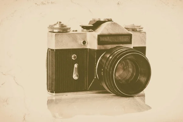 Archivní Slr fotoaparát — Stock fotografie
