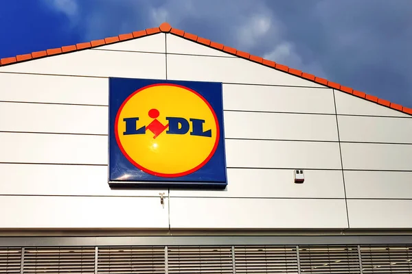 Логотип Lidl Store — стоковое фото