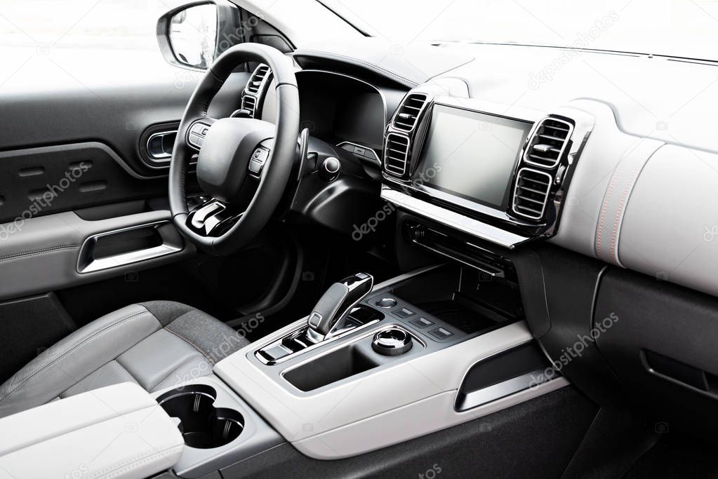  Interior of a modern car