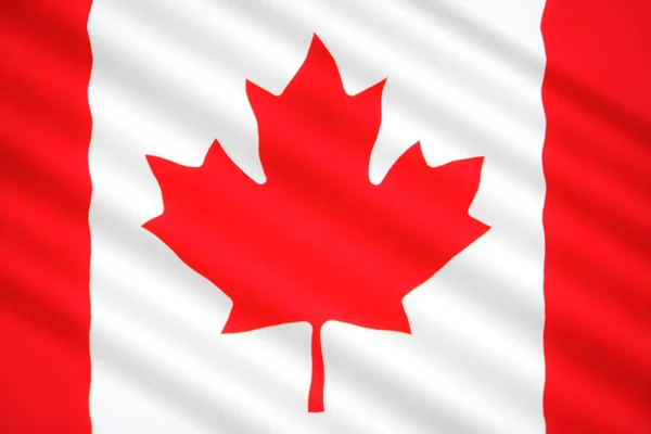 Illustration of Canada flag — Stock Photo, Image