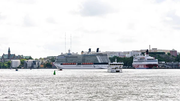 Terminál výletní přístavy ve Stockholmu — Stock fotografie