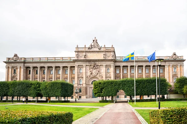 O edifício do parlamento sueco — Fotografia de Stock