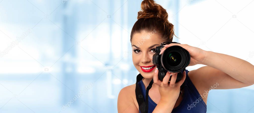 Woman shoots photos