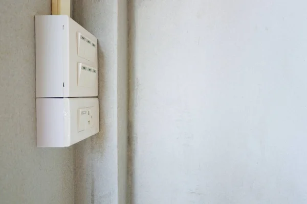 Switches Power Outlets Mounted Wall — Stock Photo, Image