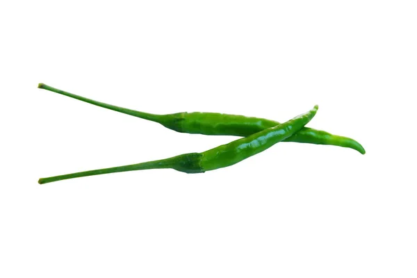 Capsicum Frutescens Pimienta Aislada Sobre Fondo Blanco — Foto de Stock