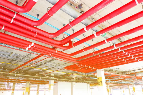 System of water pipes and control valves of The water system in the department store.For use inside department store and fire protection system.