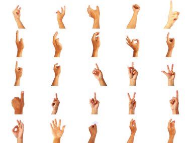 el hareketleriyle ilgili koleksiyon