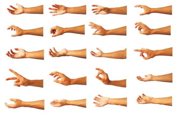 Coleção Sobre Mão Gesto — Fotografia de Stock