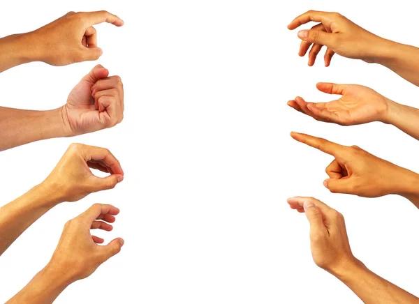 Samling Hand Gest — Stockfoto