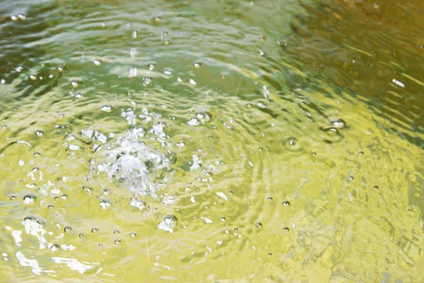 Gota Agua Río — Foto de Stock