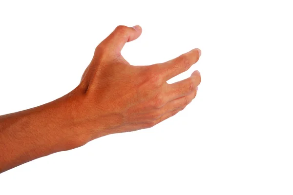 Asiatisk Mans Hand Når För Att Tag Något — Stockfoto