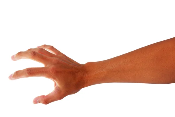 Mão Chegar Para Fora Para Mostrar Volta Mão — Fotografia de Stock