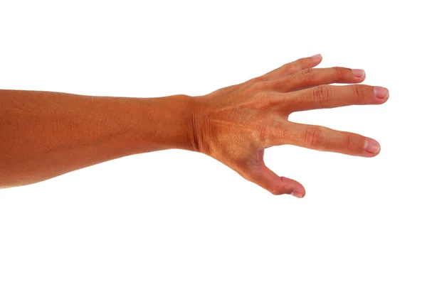 Handen Sträcks För Att Visa Baksidan Handen — Stockfoto