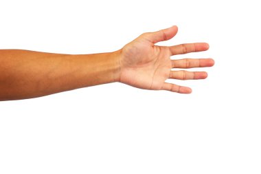 El sıkışmak için uzan.