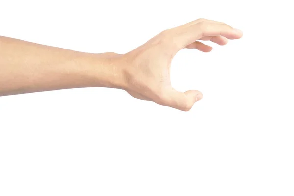 Mão Gestos Asiático Com Pele Branca — Fotografia de Stock