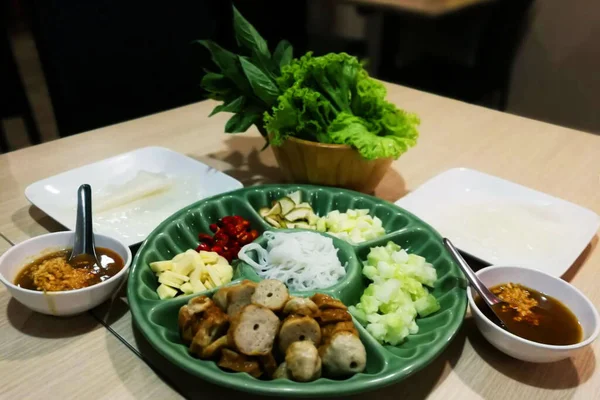 Many Food Table Ready Eat — Stock Photo, Image