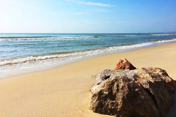 Hermosas Vistas Panorámicas Playa Hua Hin Tailandia — Foto de Stock