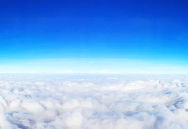 Вид Небо Над Хмарами — стокове фото