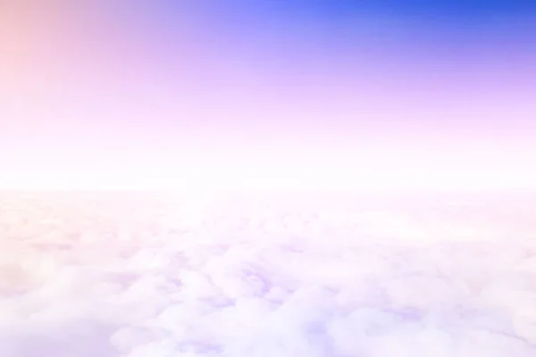 Vista Del Cielo Sobre Las Nubes Día —  Fotos de Stock